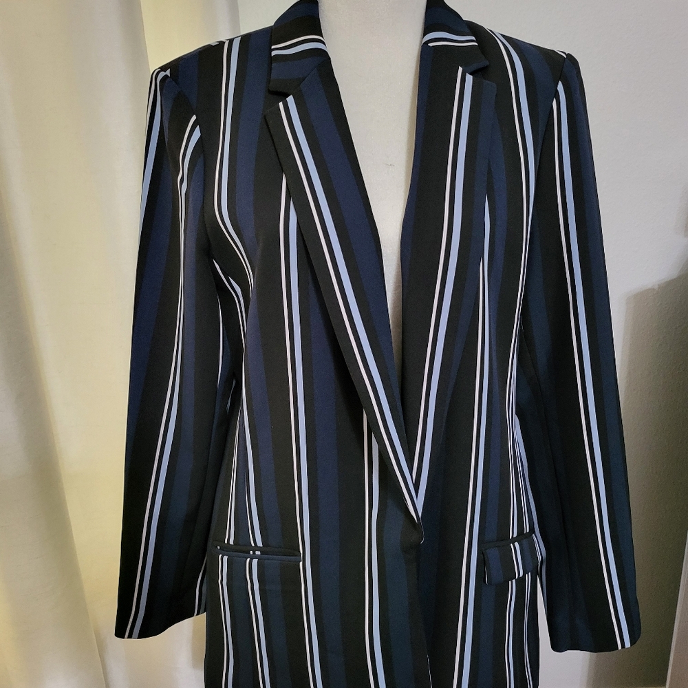 INC International Concepts Striped Blazer